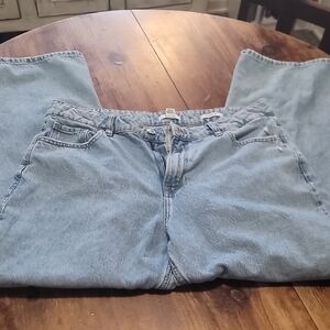 Forever 21 Light Blue Straight Leg Jeans